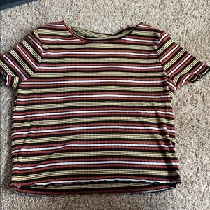 A stripped shirt
